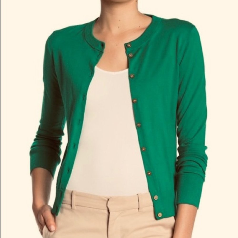 Gorgeous Button Up‎ Blouse Cardigan Sweater Shirt